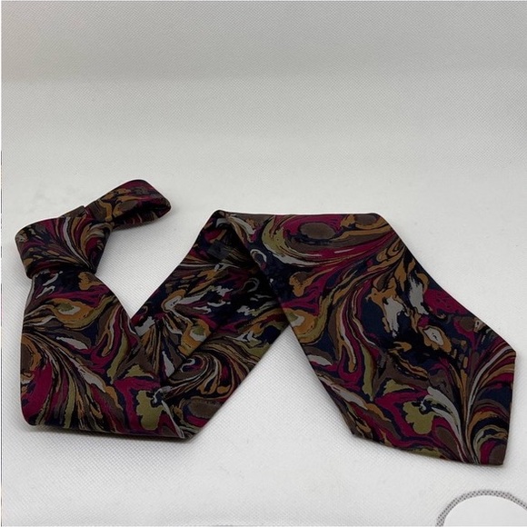 EUC Vintage Eláan Abstract Swirl Tie - Picture 4 of 7